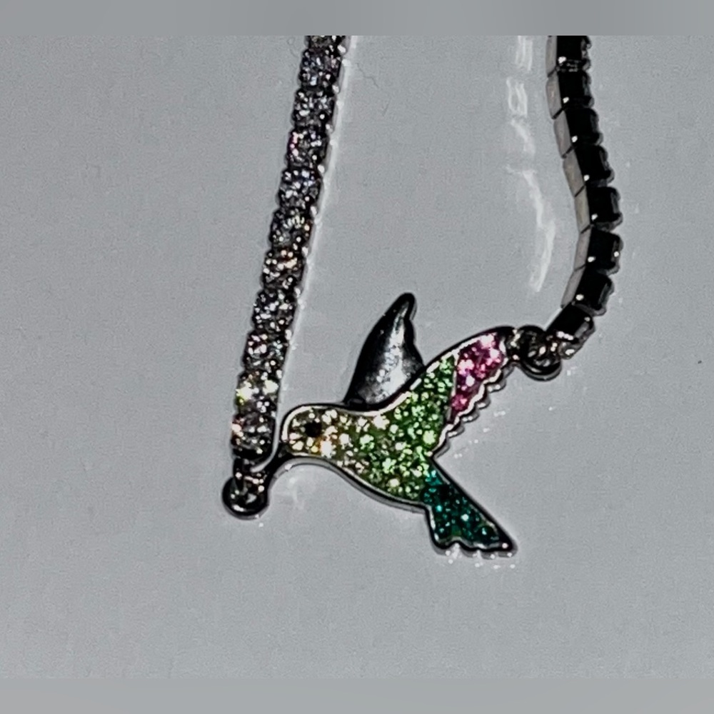 Sparkly hummingbird bracelet